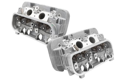 EMPI Super Vee Cylinder Head, Stock 2.0 Liter Type 4 Engines, 42 x36mm S/S Valves, 94-96mm Bore, Complete w/ Performance Valve Job, Pair