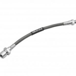 Braided S/S Brake Line, Rear, M/F, 240mm (9.45")