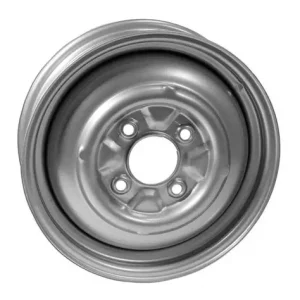 4 Lug Silver Smoothie 4x130, 4.5" Wide