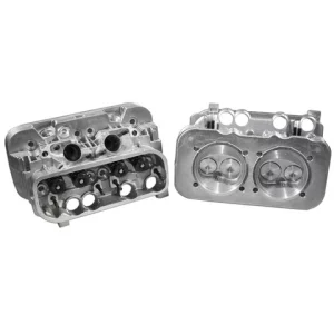 Set of AMC VW Type 4 Porsche 914 Performance Cylinder Heads, Round Port
