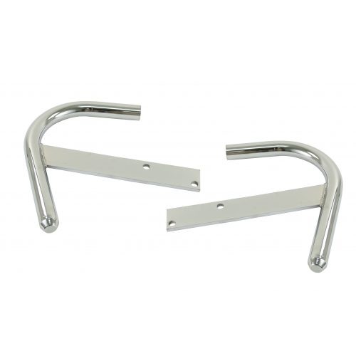 Black Powered Coated Steel Tube Nerf Bar, (Choose Chrome or Black)