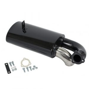 Black with Stainless Steel Tip Sideflow Muffler Only
