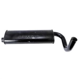 Quiet Muffler without Bend, Black