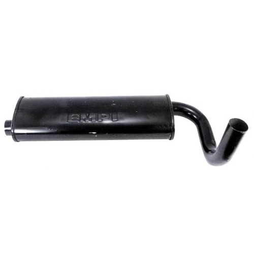 Quiet Muffler without Bend, Black