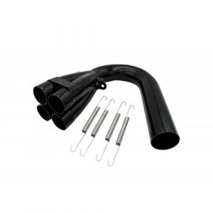 1 5/8" U-Bend Collector Only, Black