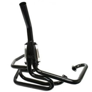 Comp Exhaust with Straight Stinger, Black (Choose Size)