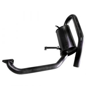 High Mount Quiet Muffler, Black, Type 1 Only