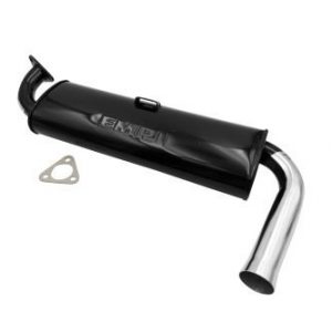 Single Quiet Black with Chrome Tip