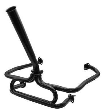 Baja Exhaust System, w/ Long Black Stinger, Eliminates Heater Boxes