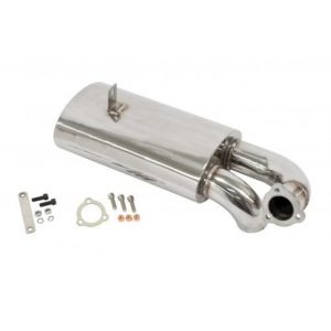 Stainless Steel Sideflow Muffler Only