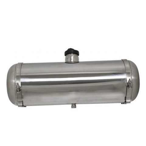 S/S Gas Tank, 8" X 24", Center Fill, 5 Gallon