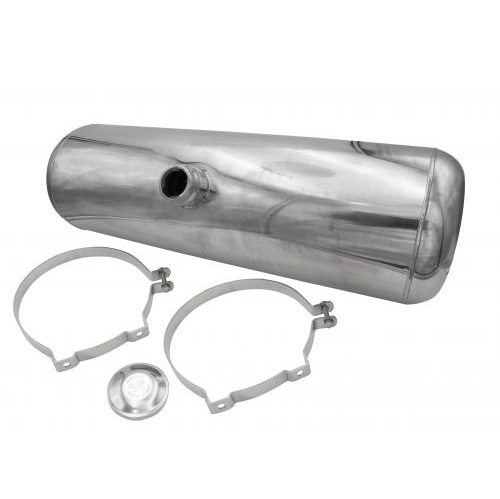 S/S Gas Tank, 8" X 33", Center Fill, 6.8 Gallon