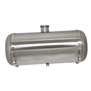S/S Gas Tank, 10" X 24", Center Fill, 7.7 Gallon, S/S Cap