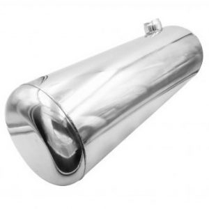 S/S Gas Tank, 10" X 30", End Fill, 9.5 Gallon, S/S Cap