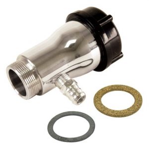Vented Oil Filler Tube - Polished with Plastic Cap
