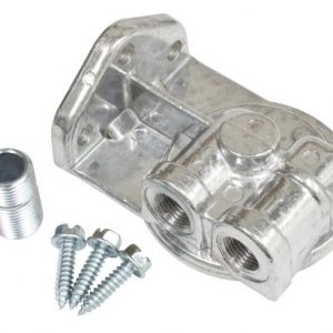 Oil Filter Adapter with Nipple, Choose Right or Left