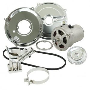 Alternator Kit with Chrome Components