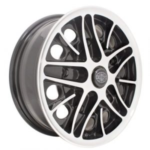 Gloss Black with Polished Lip & Face 15x5 1/2, 5x205