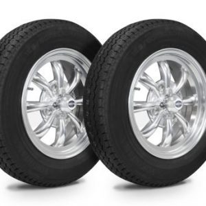 Wheel & Tire Combo GT-8 Polished 5.5x15 - 4/130, Yokohama GT Special 165/80R15