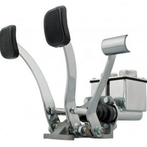 Dual Pedal Assembly with Throttle Pedal, 3/4" Clutch - 7/8" Brake, fitting size is 1/8" NPT.