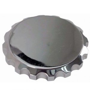 Billet Gas Cap, S/S Design Vented, Each