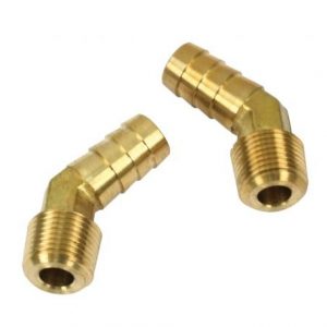 30 Degree 3/8" Male with 1/2" Hose Barb, Pack of 2