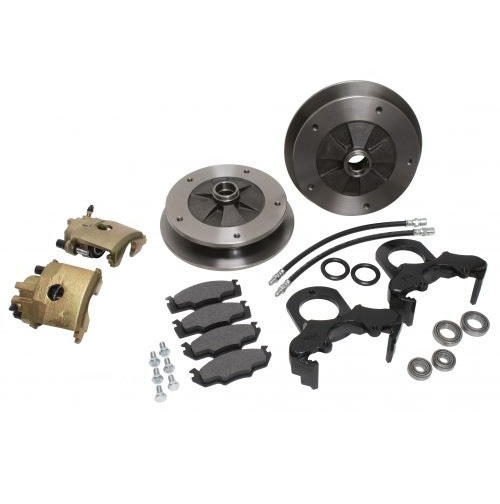 Zero Off-Set Front Disc Brake Kit Ball Joint, 5-Lug, 5x205 to '68 & Later