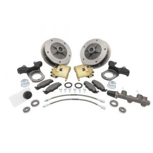 Front Disc Brake Kit, Upgraded Version Ball Joint Suspension, Zero Off-Set, 5x205 Type 1 68 – 77, Includes Master Cylinder