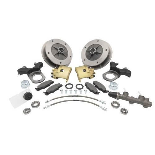 Front Disc Brake Kit, Upgraded Version Ball Joint Suspension, Zero Off-Set, 5x205 Type 1 68 – 77, Includes Master Cylinder