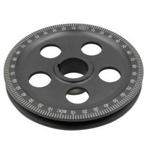 Stock Size Black Pulley with Machine-in Sand Seal
