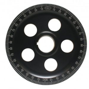 Standard Size Black Sand Seal Degree Pulley with Holes : Bolt-On