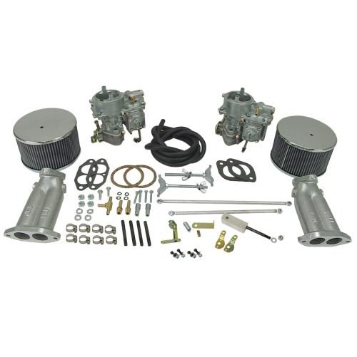 Brosol/Solex 40mm Deluxe Dual Carburetor Kit : Dual Port, Fits Type 1