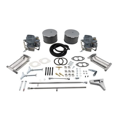 EMPI 40K Dual Carburetor Kit : Dual Port, Fits Type 1