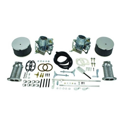 EMPI 40K Deluxe Dual Carburetor Kit : Dual Port, Fits Type 1