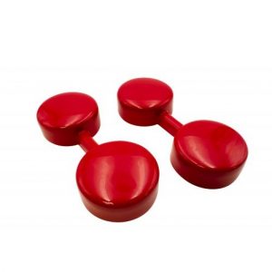 Velocity Stack Covers, for 48 IDA / EPC 48 & EPC 51 Carbs., Pair, (Fits WEBER Stacks & EMPI Stacks, P/N 43-6052) I.D. is 2.75"