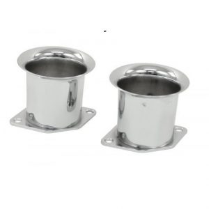 2 1/4" Chrome Velocity Stacks, Pair