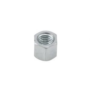 HD Racing Exhaust Nuts, Silver Zinc Plated 8mm-1.25 Thread, 11mm Head, Each