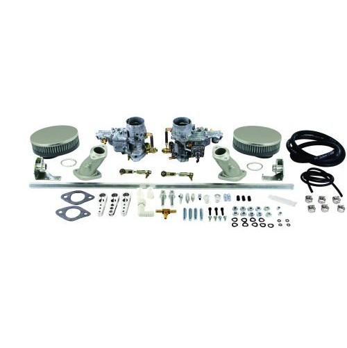 WEBER 34 ICT Dual Carburetor Kit : Single Port, Fits Type 3