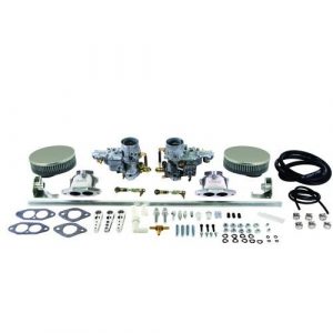 WEBER 34 ICT Dual Carburetor Kit : Dual Port, Fits Type 3