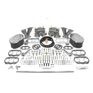 Genuine WEBER Deluxe 40mm IDF Dual Carburetor Kit : Dual Port, Fits Type 1, with Billet Aluminum Air Cleaners