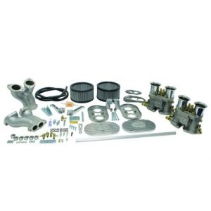 EMPI D-Series 45mm Dual Carburetor Kit : Dual Port, Fits Type 1