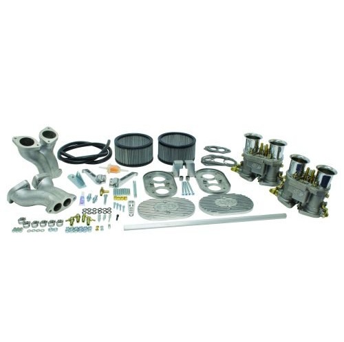 EMPI D-Series 45mm Dual Carburetor Kit : Dual Port, Fits Type 1