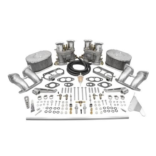EMPI D-Series 45mm Dual Carburetor Kit : Dual Port, Fits Type 2, 4 and 914