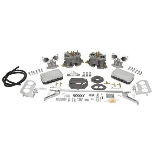 EMPI D-Series 40mm Dual Carburetor Kit : Dual Port, Fits Type 3