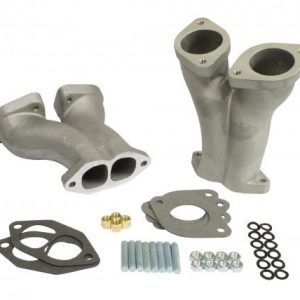 Stage 1 Match-Ported Off-Set Manifolds for HPMX/IDF/Dellorto/EMPI D Carburetors, Pair