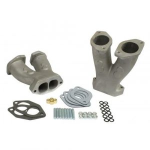Stage 1 Match-Ported Tall Manifolds with NOS Boss for HPMX/IDF/Dellorto/EMPI D Carbs, Pair
