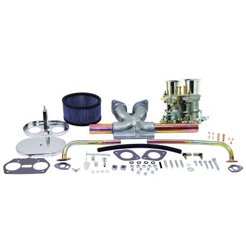 EMPI 44mm HPMX Single Carburetor Kit : Dual Port, Fits Type 1