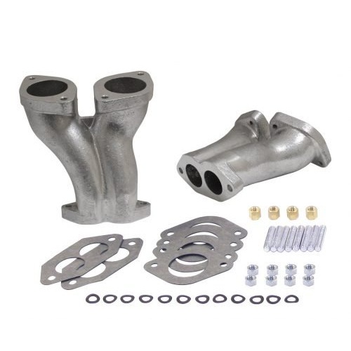 Intake Manifold Kit, Dual Port Fits HPMX or IDF Carburetors