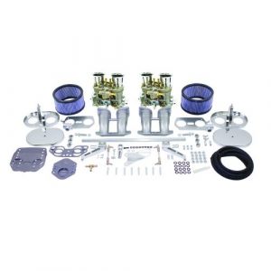 EMPI 40mm HPMX Dual Carburetor Kit : Dual Port, Fits Type 2, 4 and 914