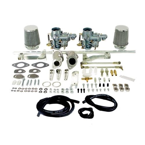 EMPI EPC 34 Dual Carburetor Kit : Single Port, Fits Type 1